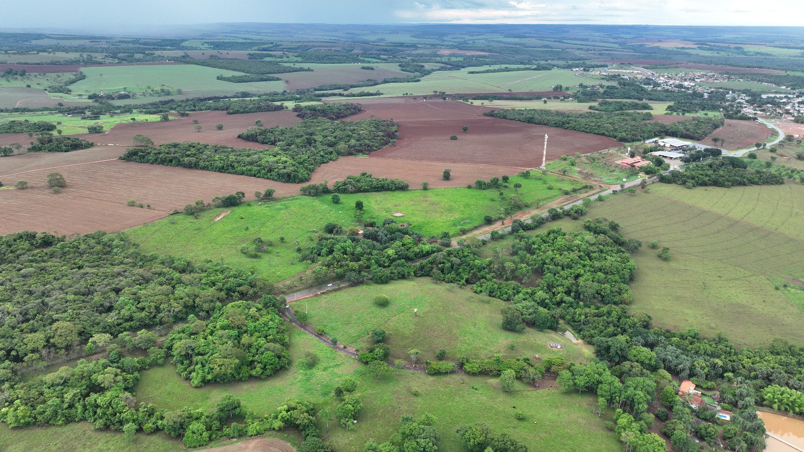 Panorama rural da região
